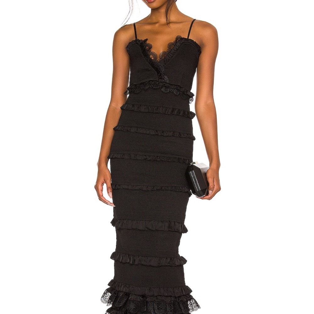 V. Chapman Narcisse Dress in Black